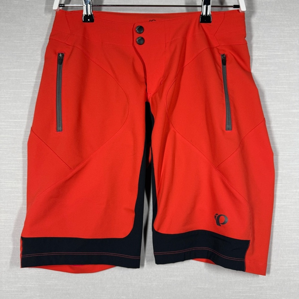 Pearl‎ Izumi Shorts Womens Small Poppy Red Escape Cycling Athletic Shell Summit